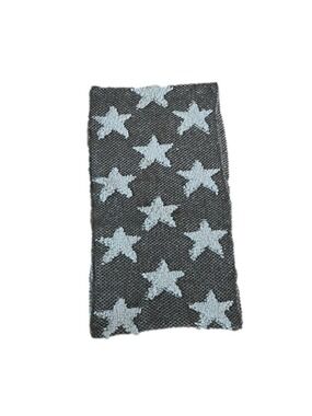 LOOK Tan Infinity Scarf with Stars
